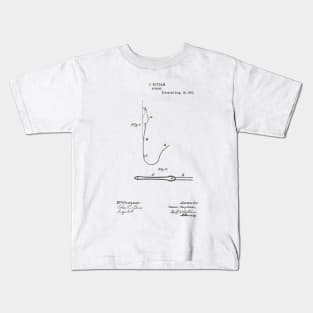 Syringe Vintage Patent Hand Drawing Kids T-Shirt